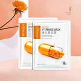 Bioaqua vitamin b2 pack of 5 face mask for smooth skin 30g x 5 - Hopshop